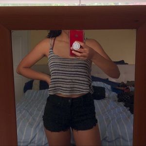 Flowy Cropped Ecoté Tank